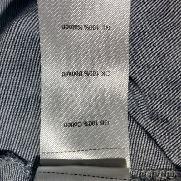 SAMSOE SAMSOE Mens Short Sleeve KRONOS O-N STRIPE T-Shirt Total Eclipse SZ S EUC - Picture 16 of 16